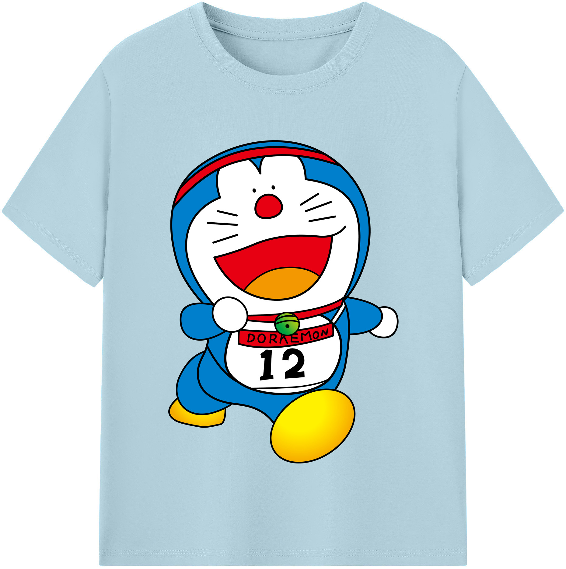 （画像用） ドラえもん Doraemon 綿100％半袖Tシャツ（フロントプリント）